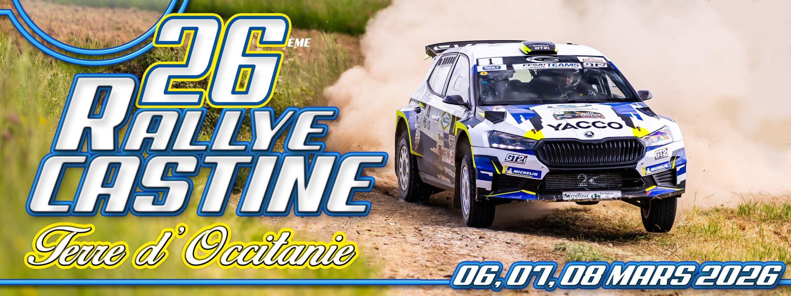 Lire la suite à propos de l’article Le Rallye Castine Terre d’Occitanie 2026 se trouve une nouvelle date