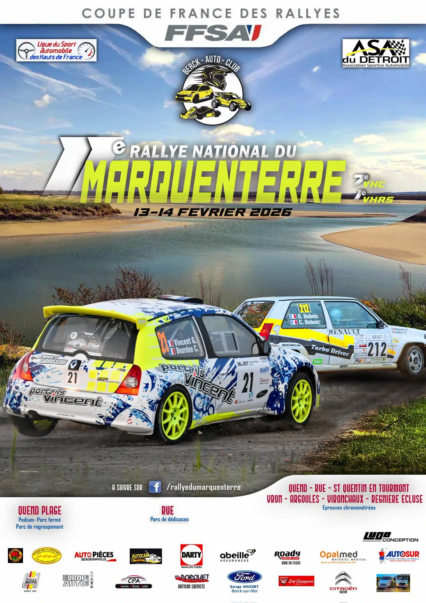 Lire la suite à propos de l’article Rallye National du Marquenterre 2026