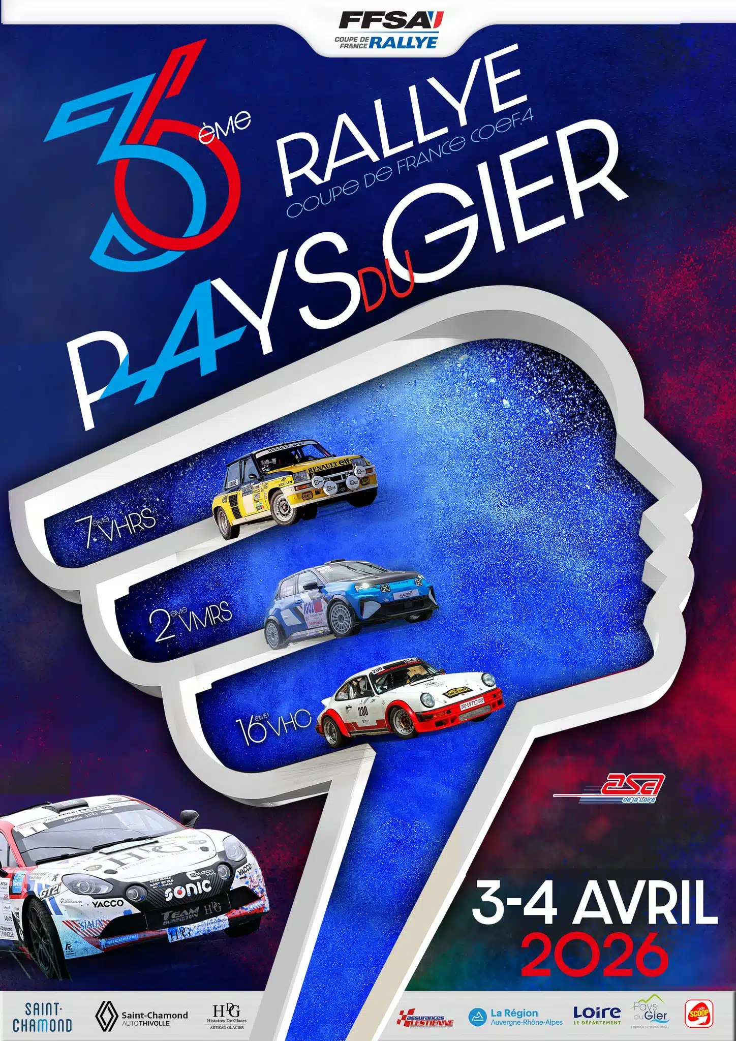 Lire la suite à propos de l’article Rallye Pays du Gier 2026