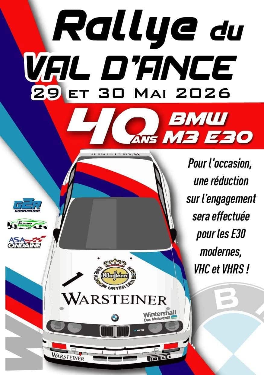 Lire la suite à propos de l’article Rallye du Val d’Ance 2026