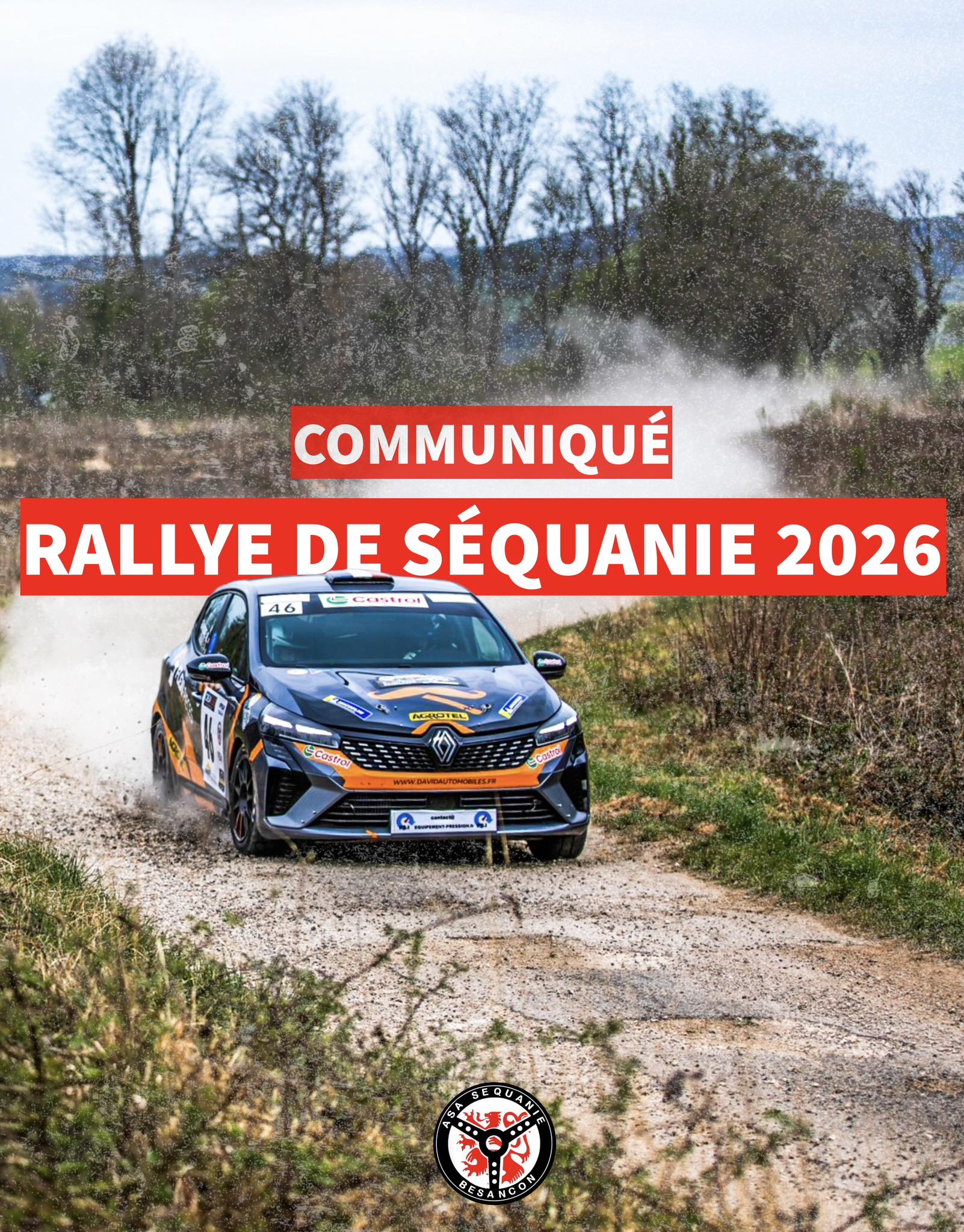 Lire la suite à propos de l’article Le Rallye de Séquanie 2026 est annulé