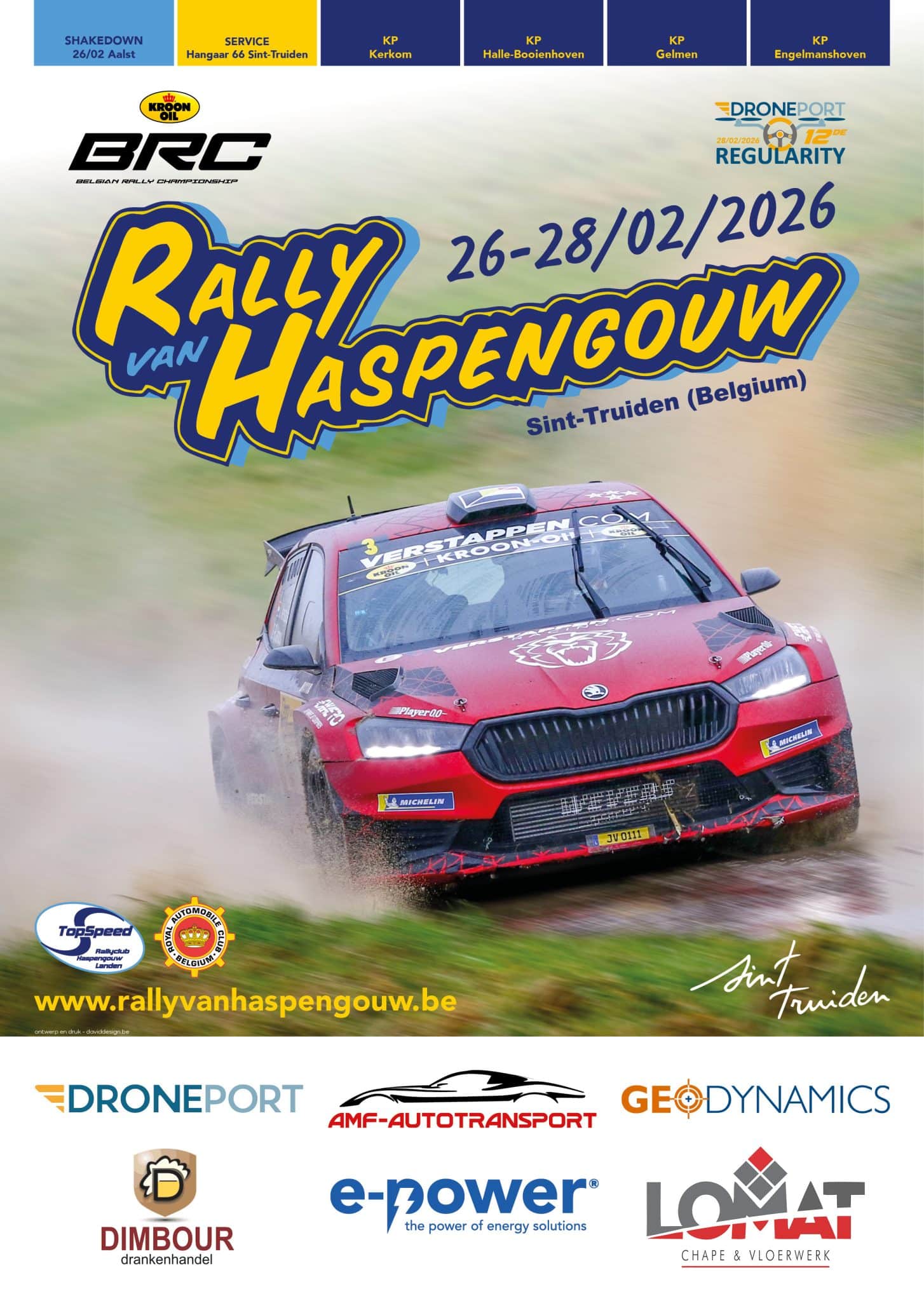 Lire la suite à propos de l’article Rally van Haspengouw 2026 – Liste des engagés