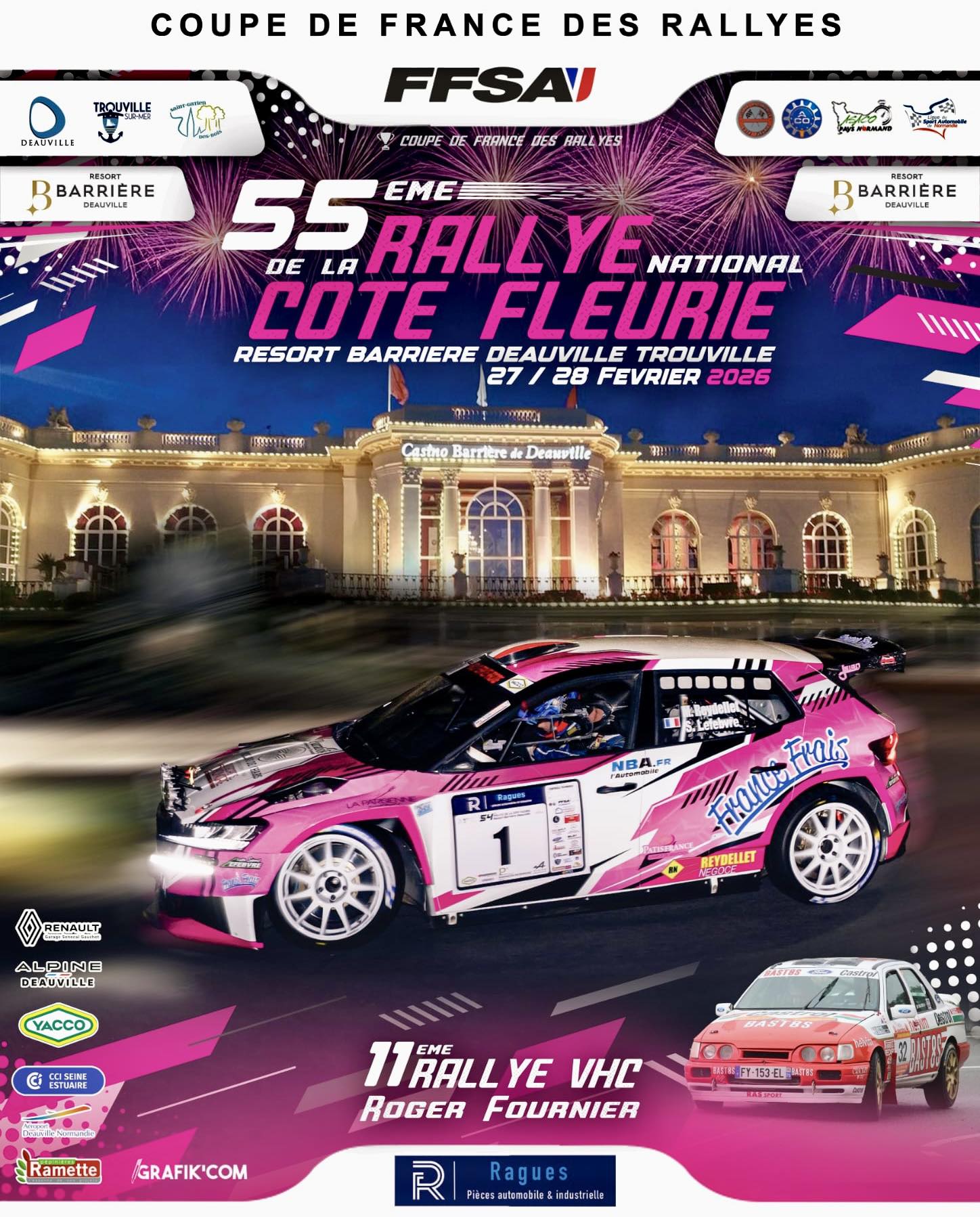 Lire la suite à propos de l’article Rallye de la Côte Fleurie 2026 – Liste des engagés