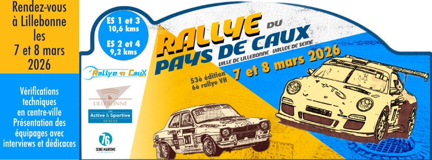 Lire la suite à propos de l’article Rallye du Pays de Caux 2026 – Liste des engagés