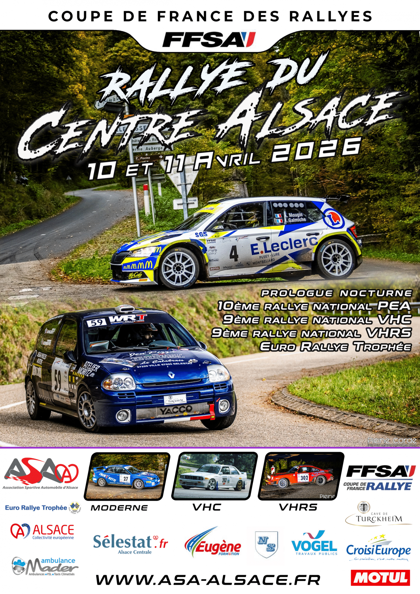 Lire la suite à propos de l’article Rallye Centre Alsace 2026