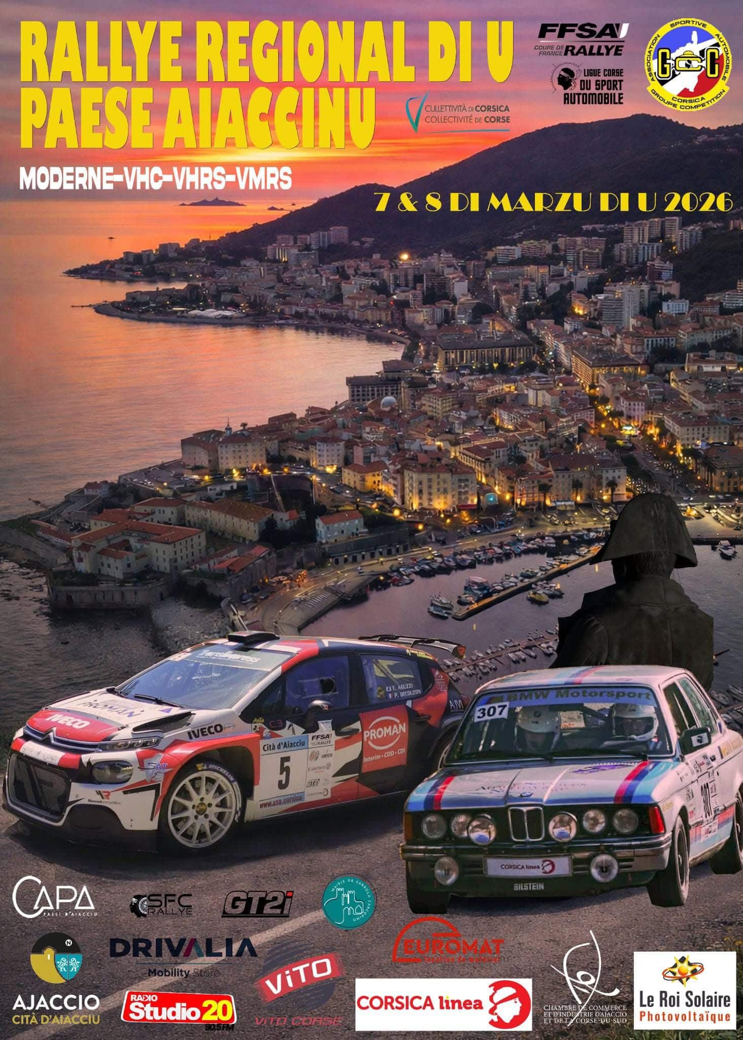 Lire la suite à propos de l’article Rallye di U Paese Aiaccinu 2026 – Liste des engagés