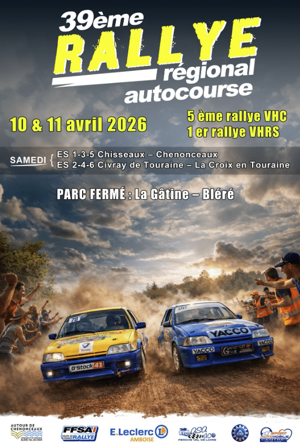Lire la suite à propos de l’article Rallye Autocourse 2026 – Liste des engagés