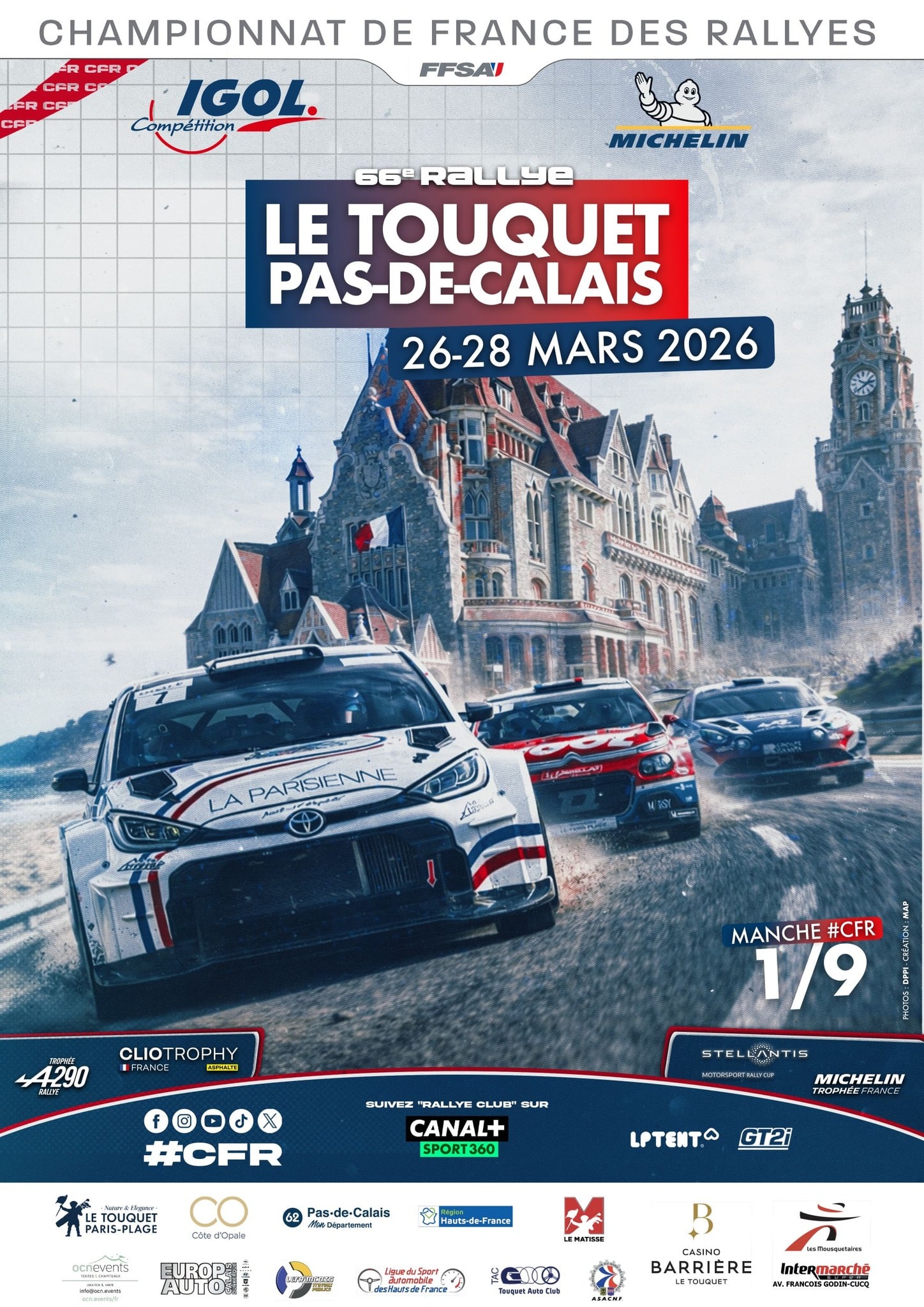 You are currently viewing Rallye Le Touquet – Pas-de-Calais VHC 2026 – Liste des Engagés