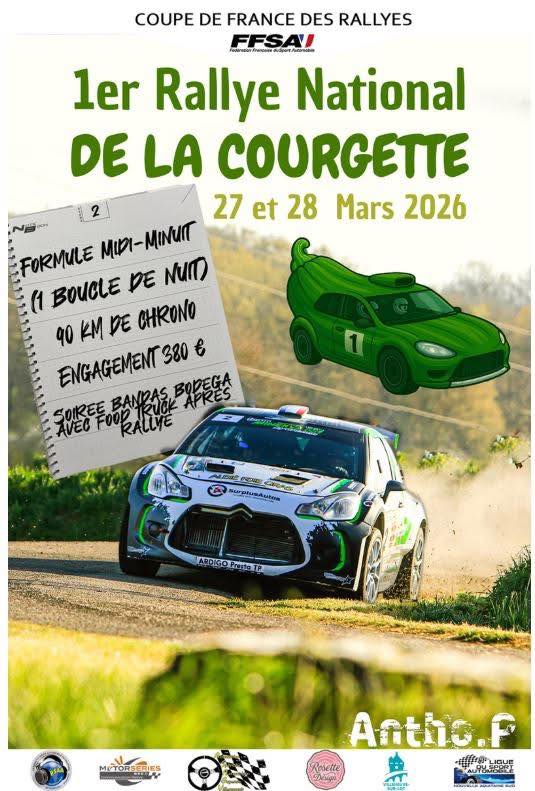 Lire la suite à propos de l’article Rallye de la Courgette 2026