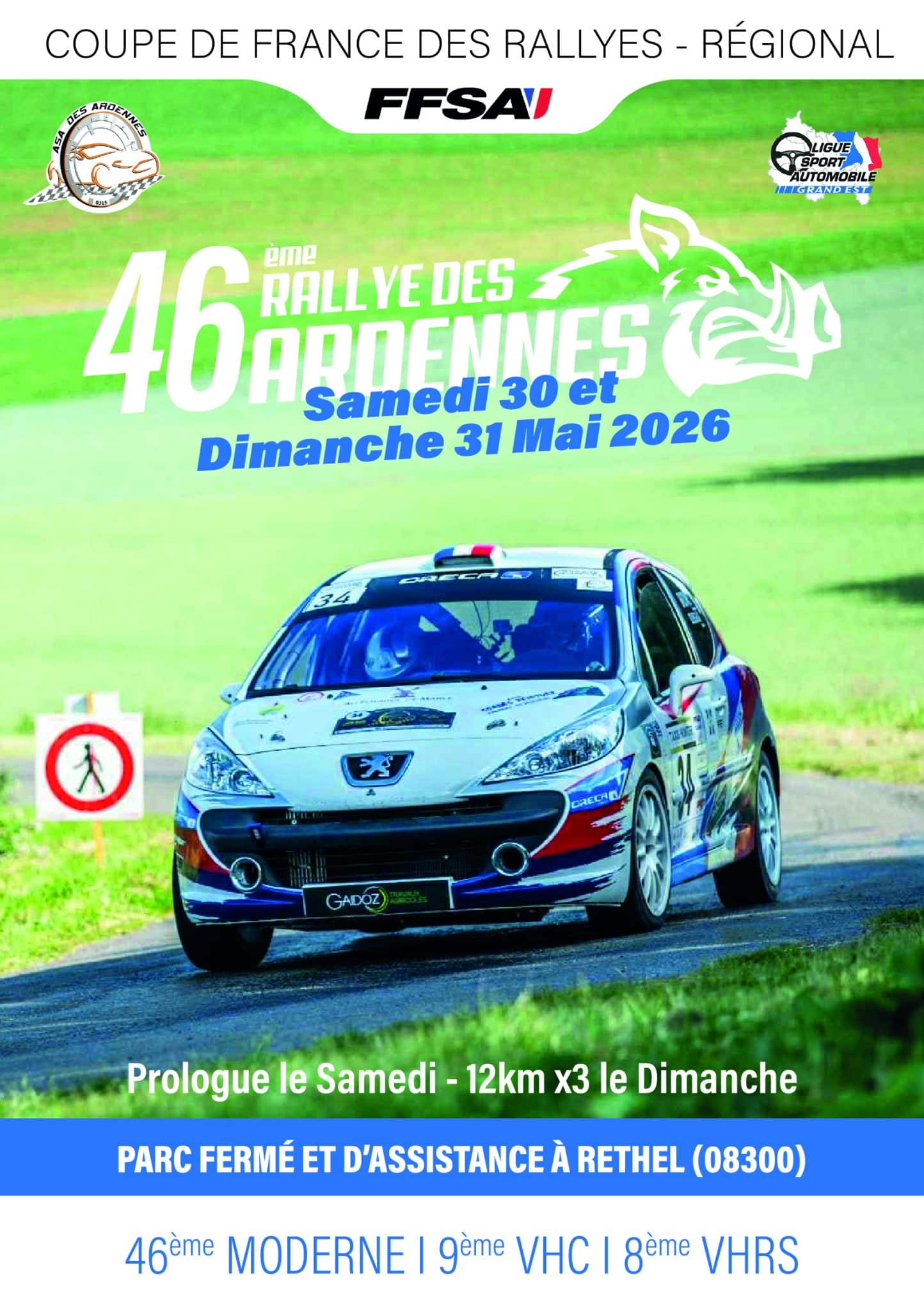 Lire la suite à propos de l’article Rallye des Ardennes 2026 – (08)