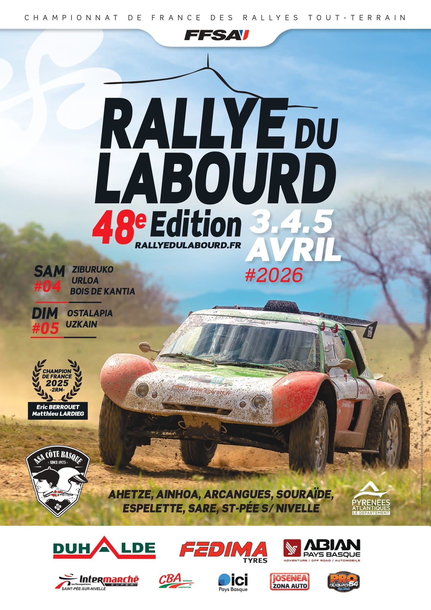 Lire la suite à propos de l’article Rallye du Labourd 2026 – Liste des engagés