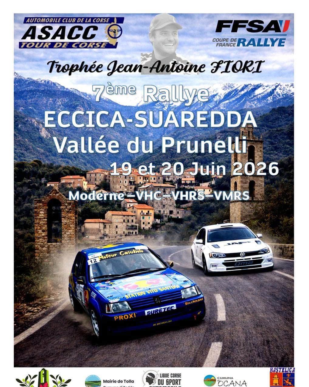 Lire la suite à propos de l’article Le Rallye d’Eccica-Suarella 2026 est reporté au 20 Juin…