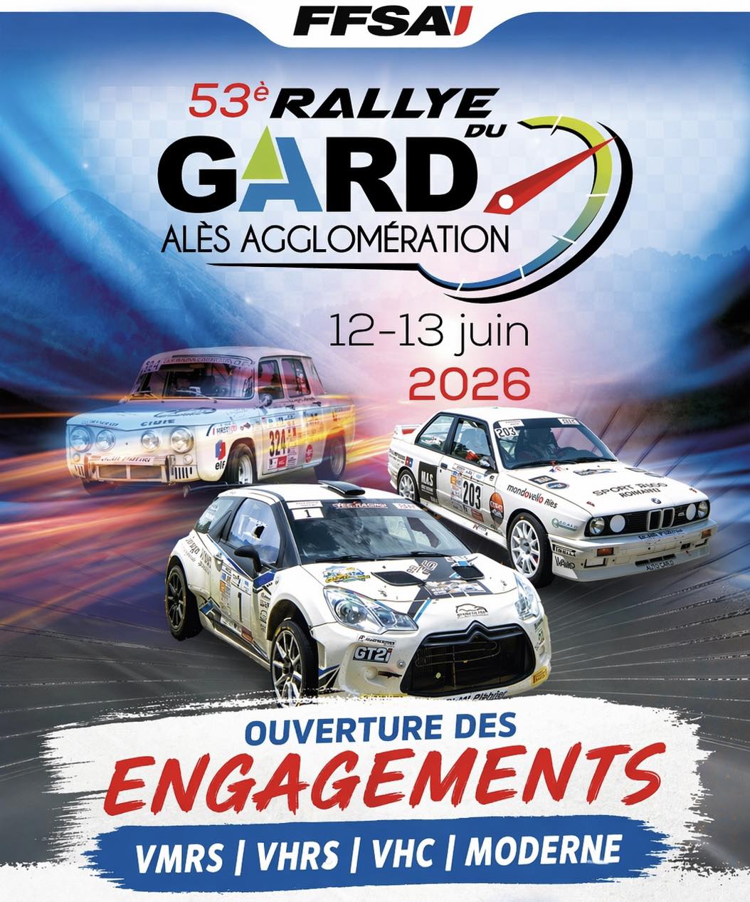 Lire la suite à propos de l’article Rallye National du Gard Alès Agglomération 2026