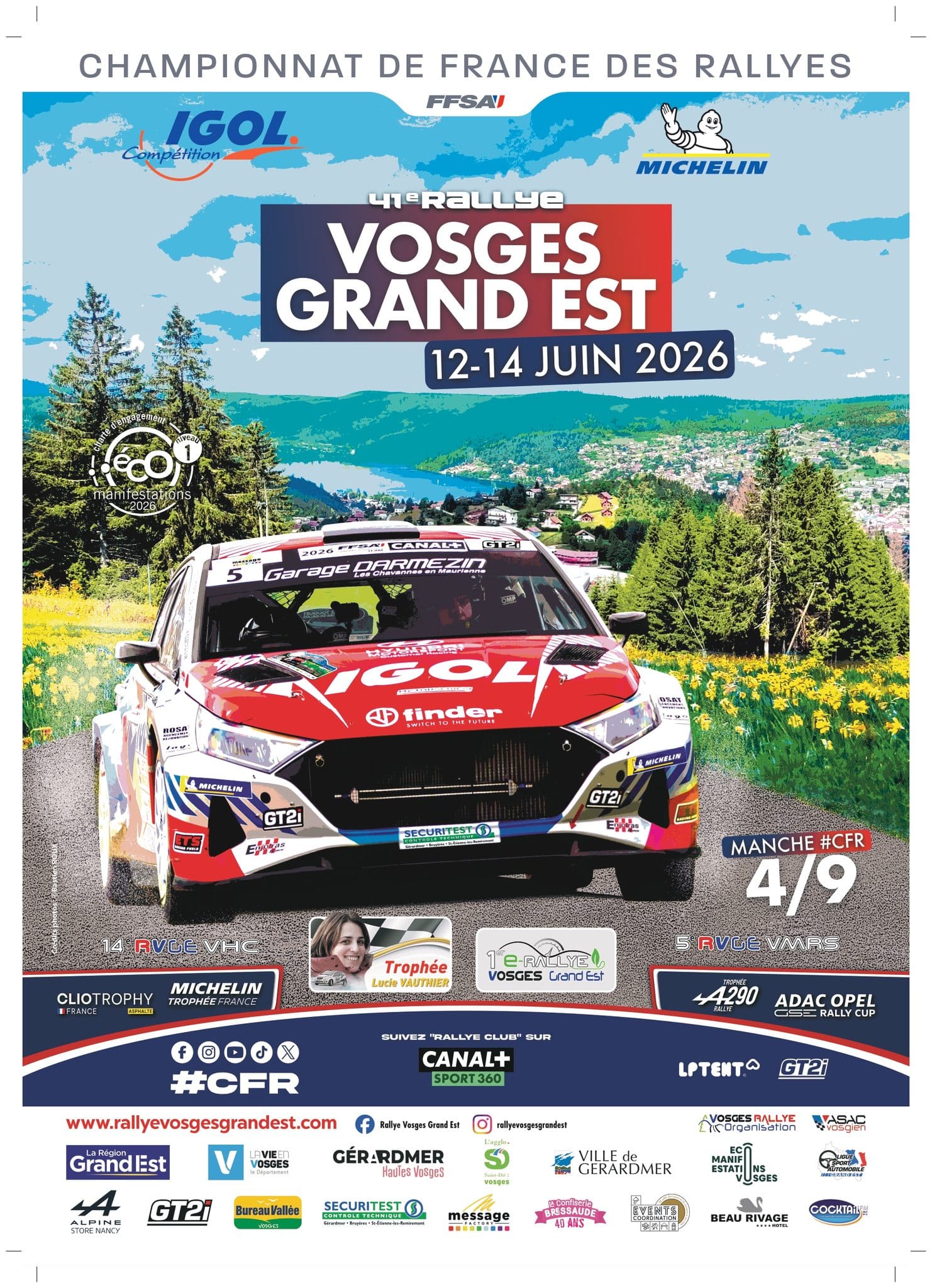 Lire la suite à propos de l’article Rallye Vosges Grand Est 2026
