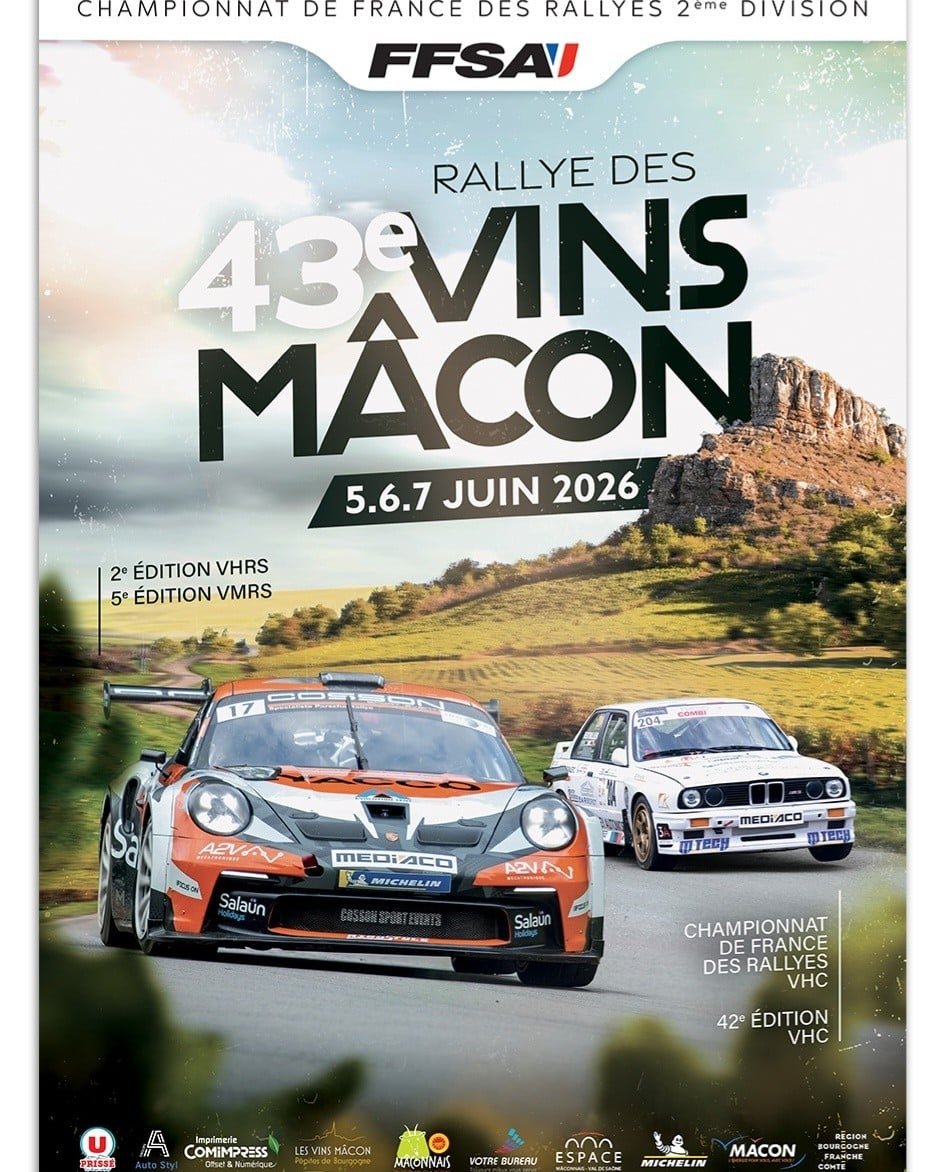 Lire la suite à propos de l’article Rallye des Vins Mâcon 2026