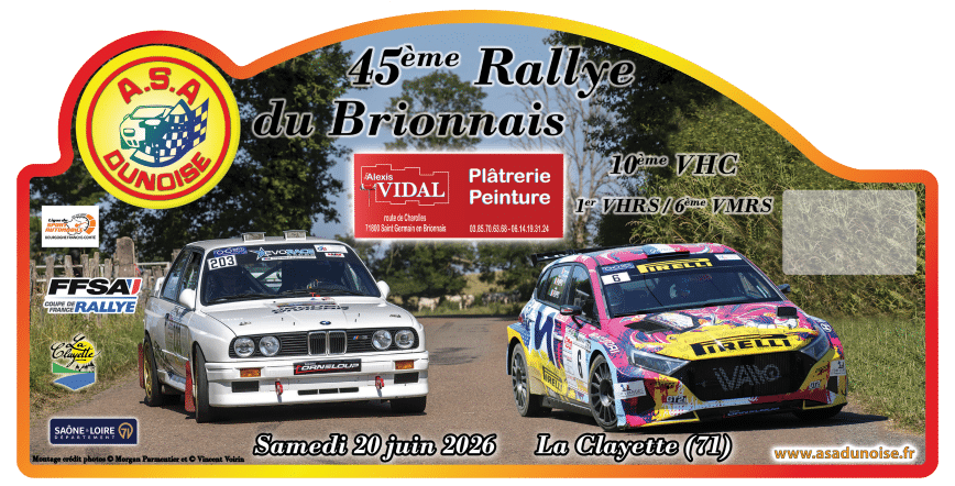 Lire la suite à propos de l’article Rallye du Brionnais 2026