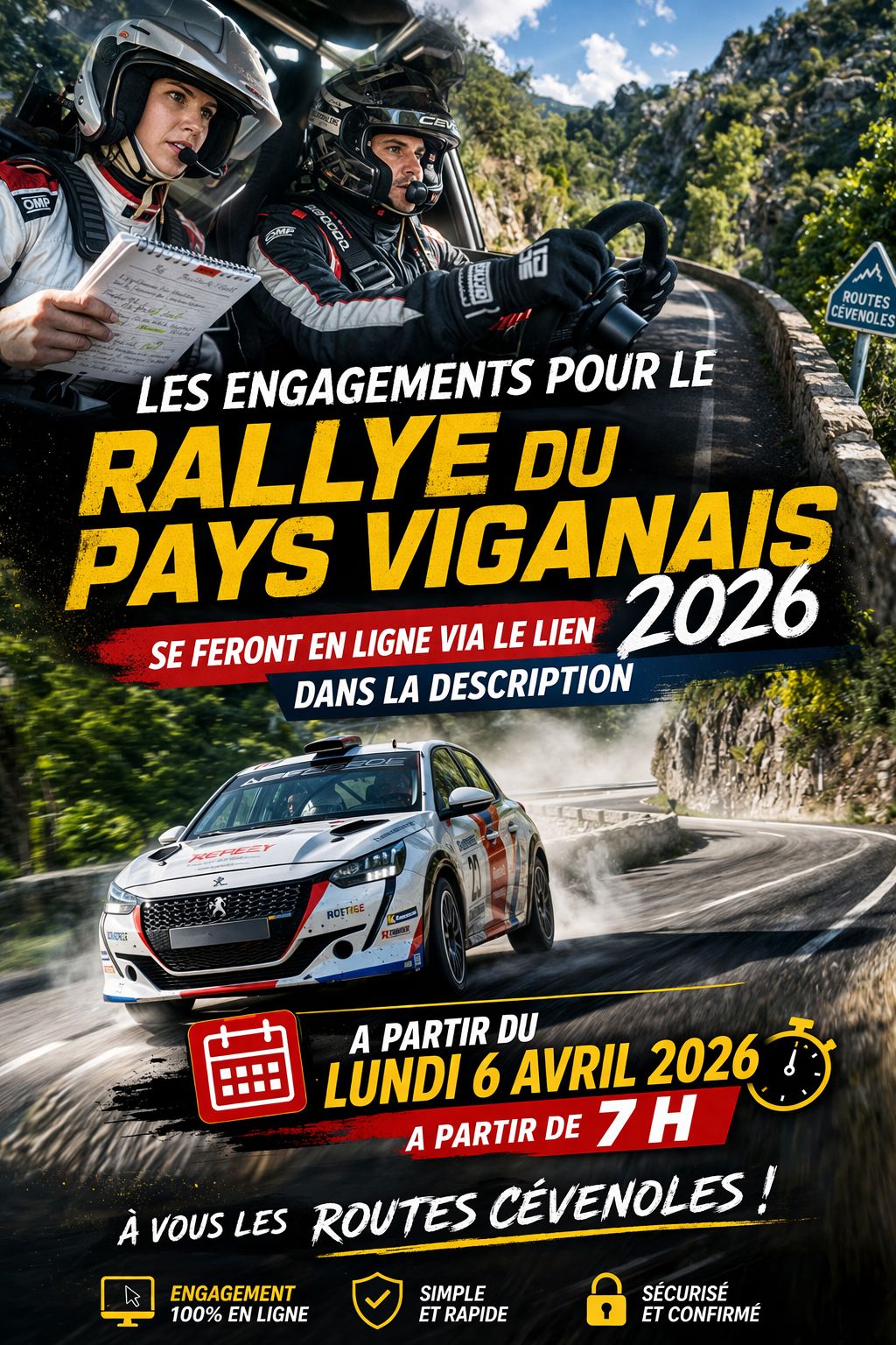 Lire la suite à propos de l’article Rallye du Pays Viganais 2026