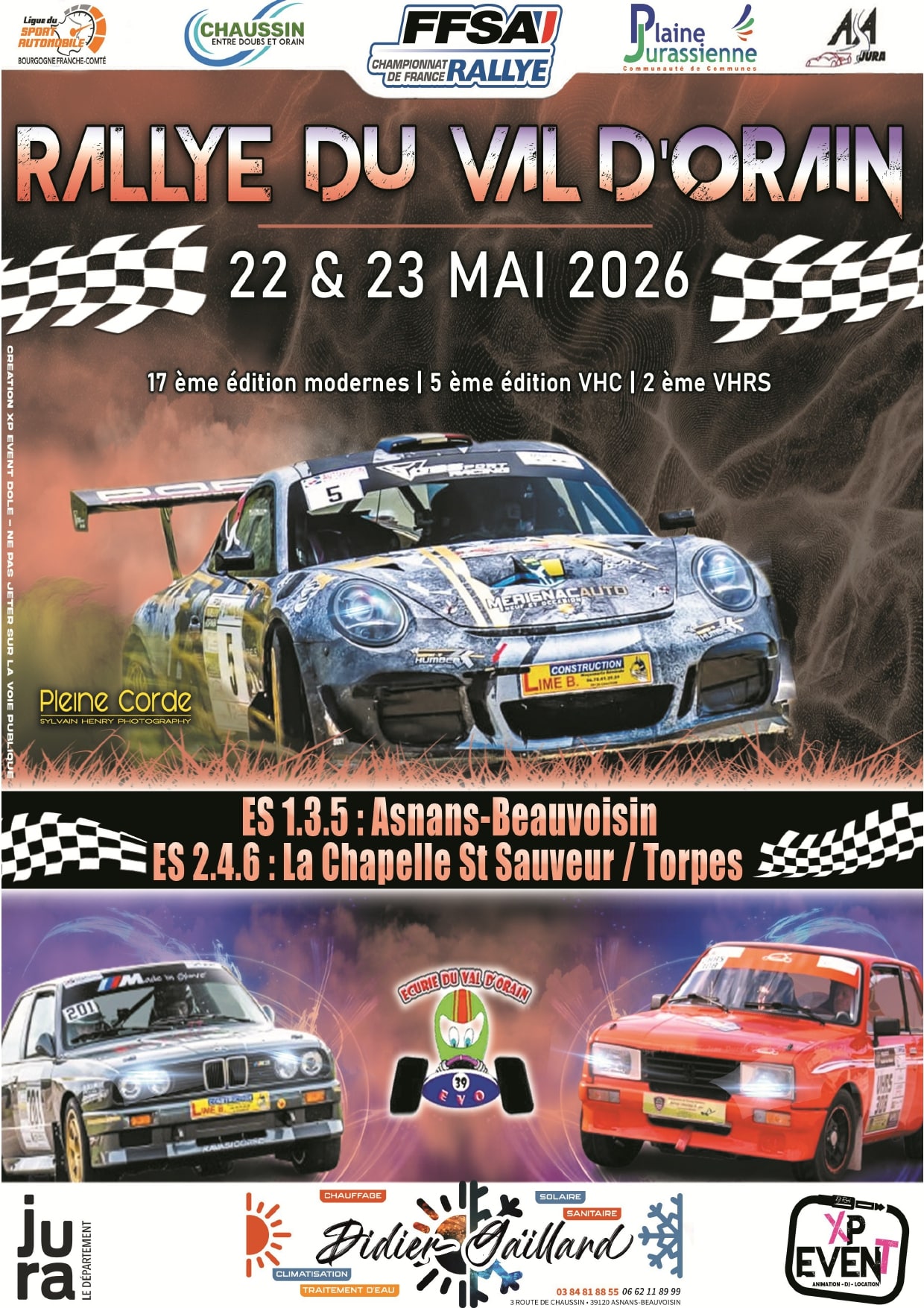Lire la suite à propos de l’article Rallye du Val d’Orain 2026 – Liste des engagés