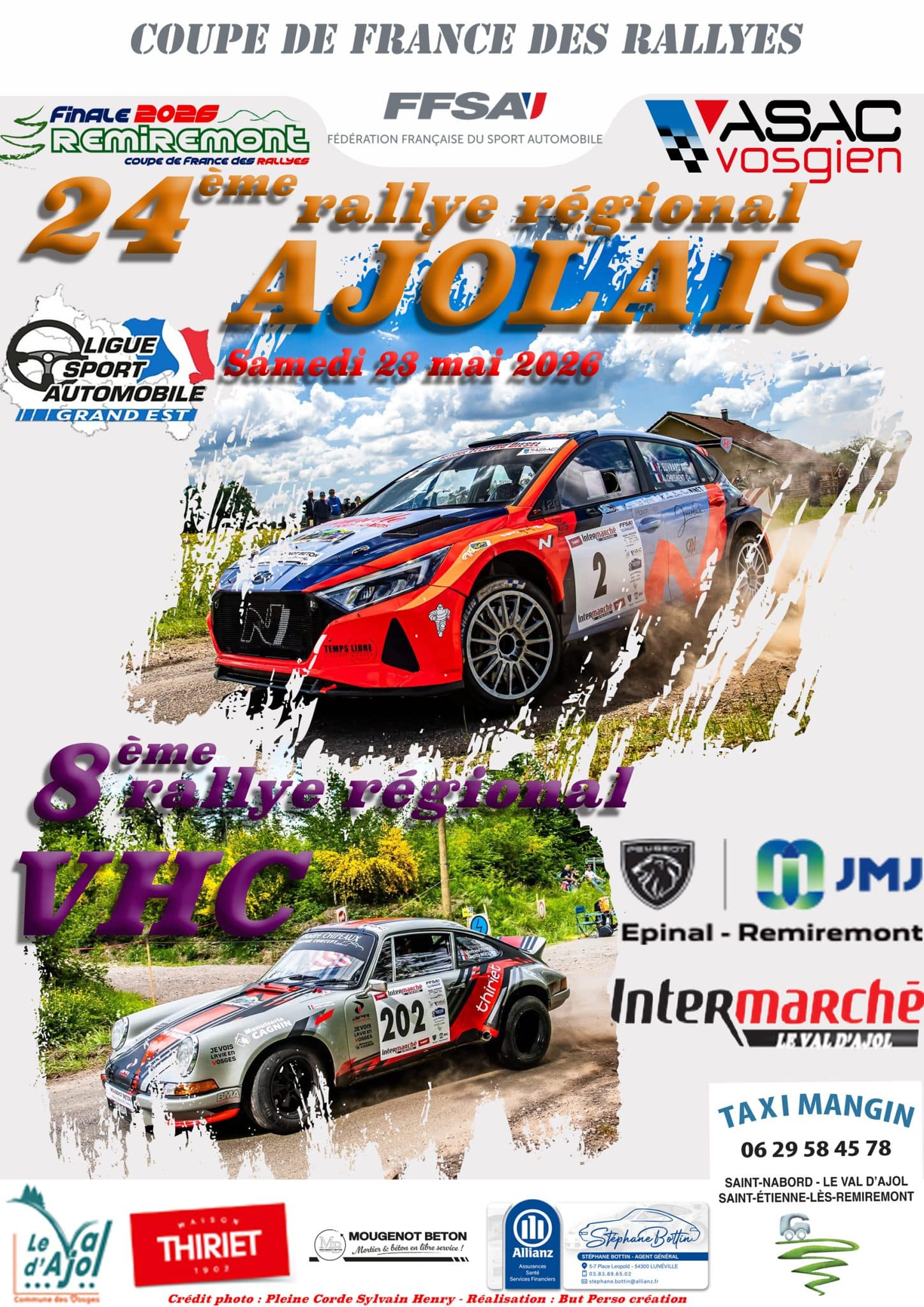 Lire la suite à propos de l’article Liste des engagés – Rallye Ajolais 2026 : 144 modernes et 15 VHC au départ