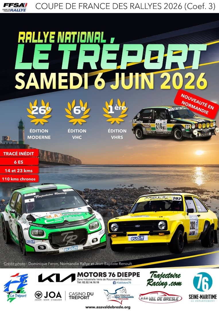 You are currently viewing Rallye du Tréport 2026 – Liste des engagés