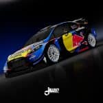 Sébastien Loeb présente sa Fiesta WRC pour le Rallye Vosges Grand Est