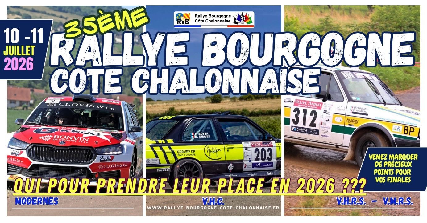 You are currently viewing Rallye Cote Chalonnaise 2026