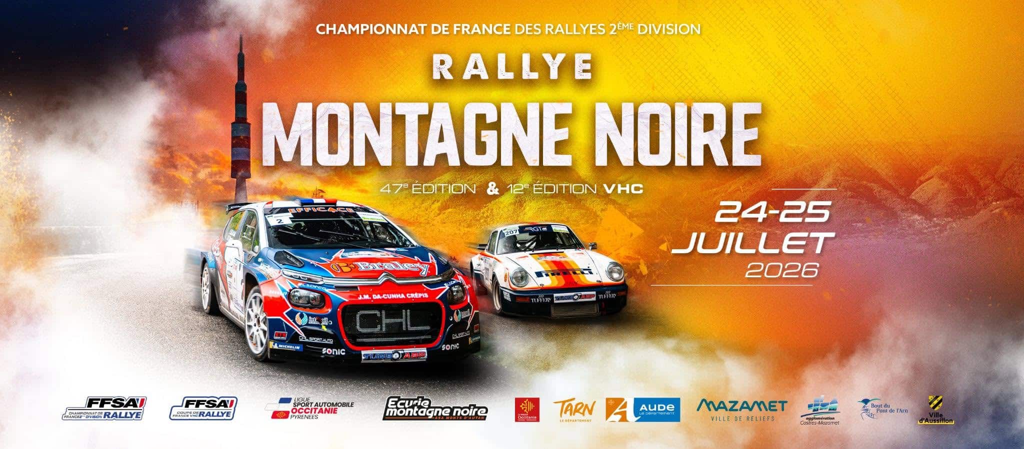 You are currently viewing Rallye Montagne Noire 2026