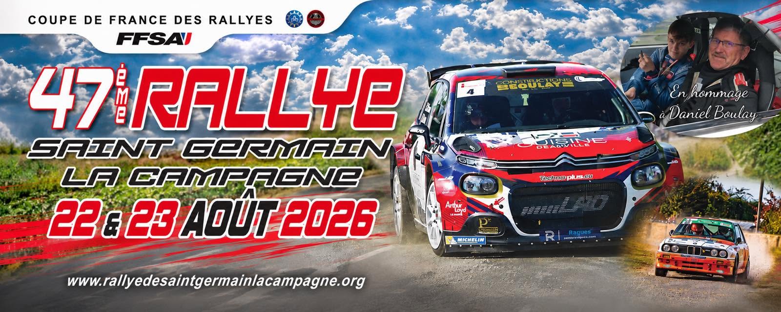 Lire la suite à propos de l’article Rallye de Saint-Germain-la-Campagne 2026