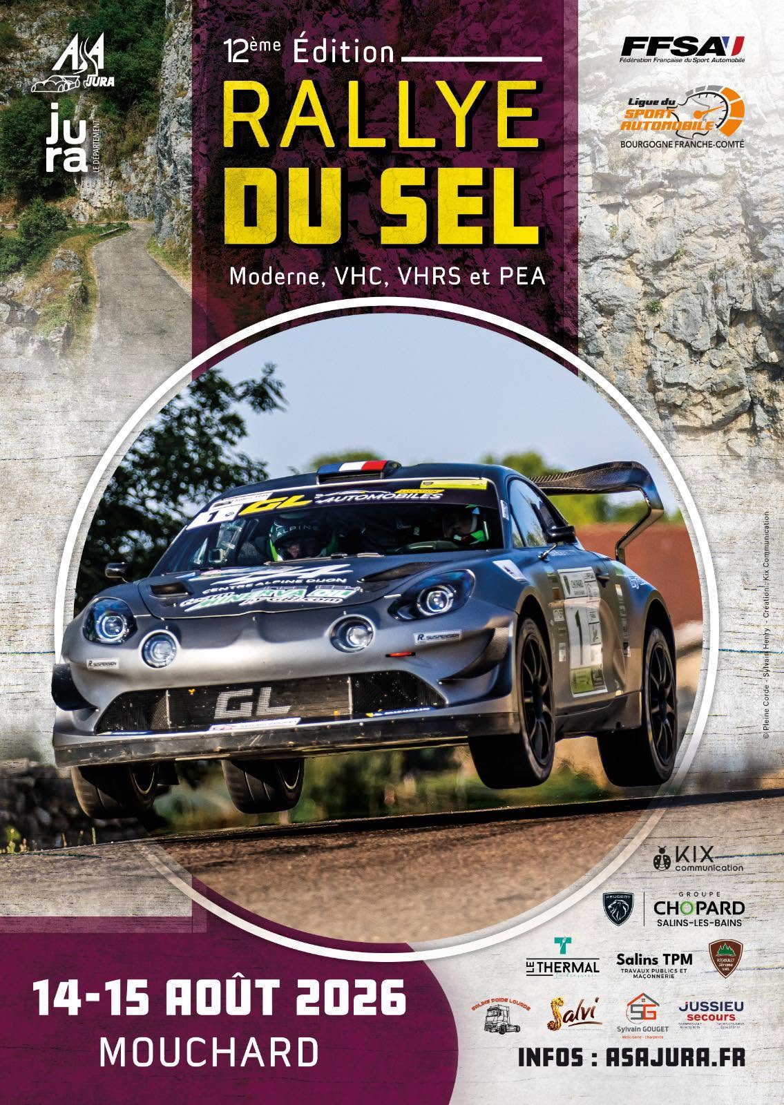 Lire la suite à propos de l’article Rallye du Sel 2026 : présentation, parcours et spéciales