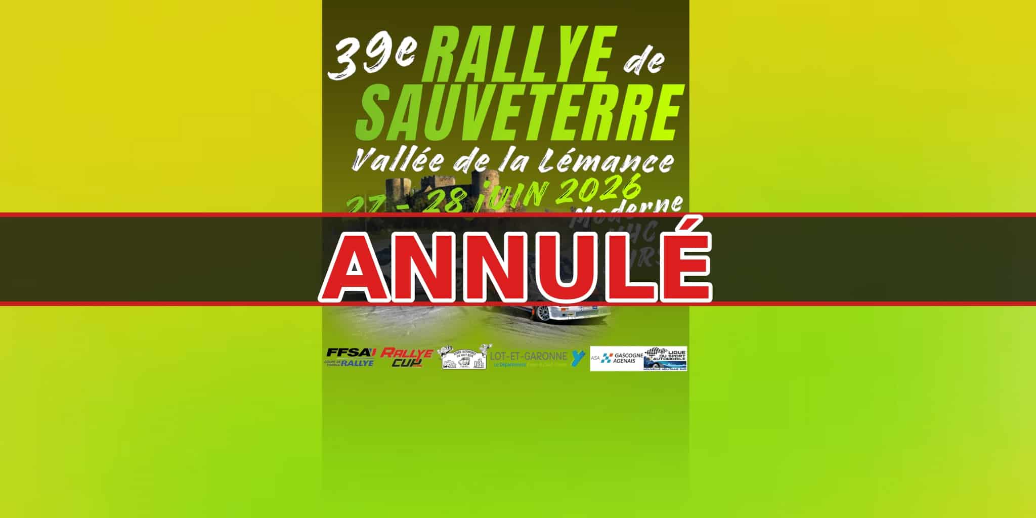 You are currently viewing Rallye de Sauveterre 2026 : l&rsquo;épreuve annulée en raison de l&rsquo;alerte rouge canicule