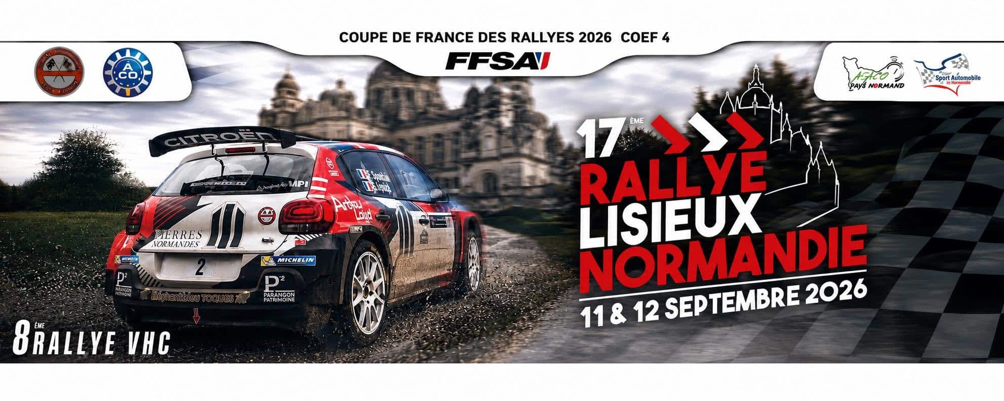 Lire la suite à propos de l’article Rallye National de Lisieux-Normandie 2026