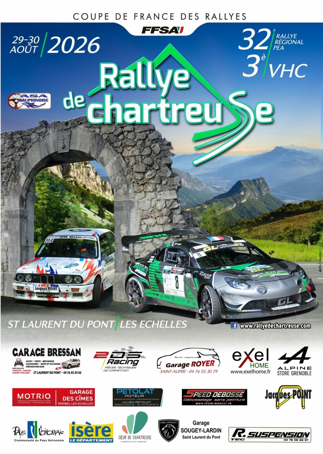 Vous consultez actuellement Rallye de Chartreuse 2026 : la liste des engagés