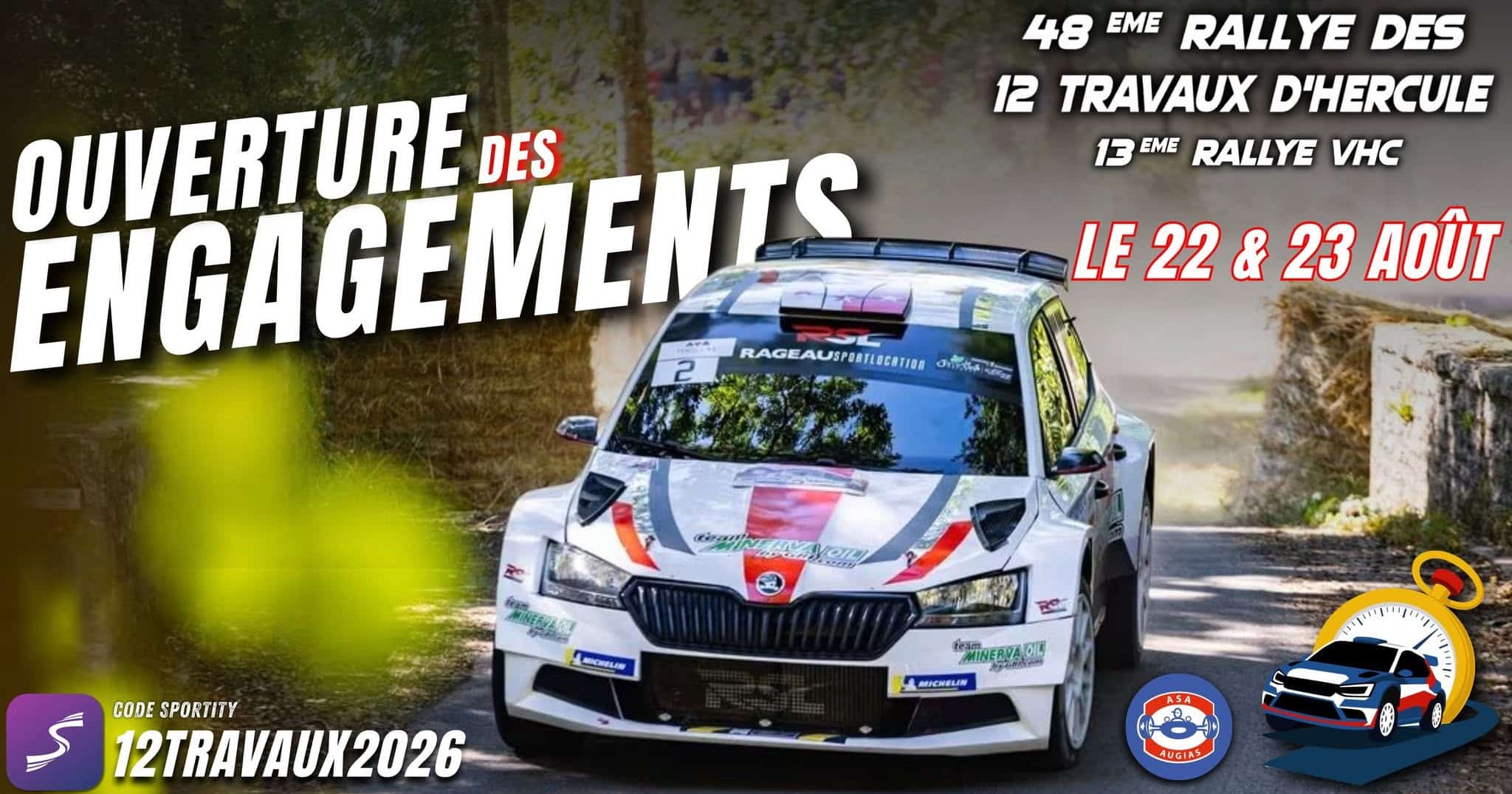 Lire la suite à propos de l’article Rallye des 12 Travaux d&rsquo;Hercule 2026 : présentation et programme