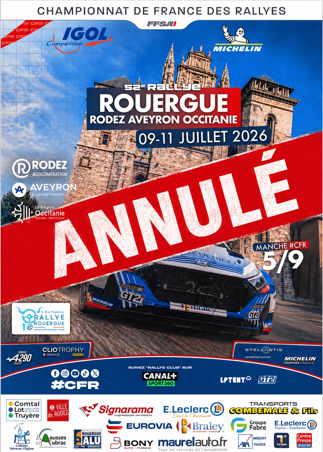You are currently viewing Le Rallye du Rouergue 2026 est annulé