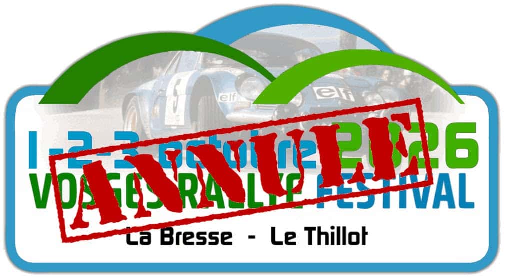 Lire la suite à propos de l’article Vosges Rallye Festival 2026 annulé