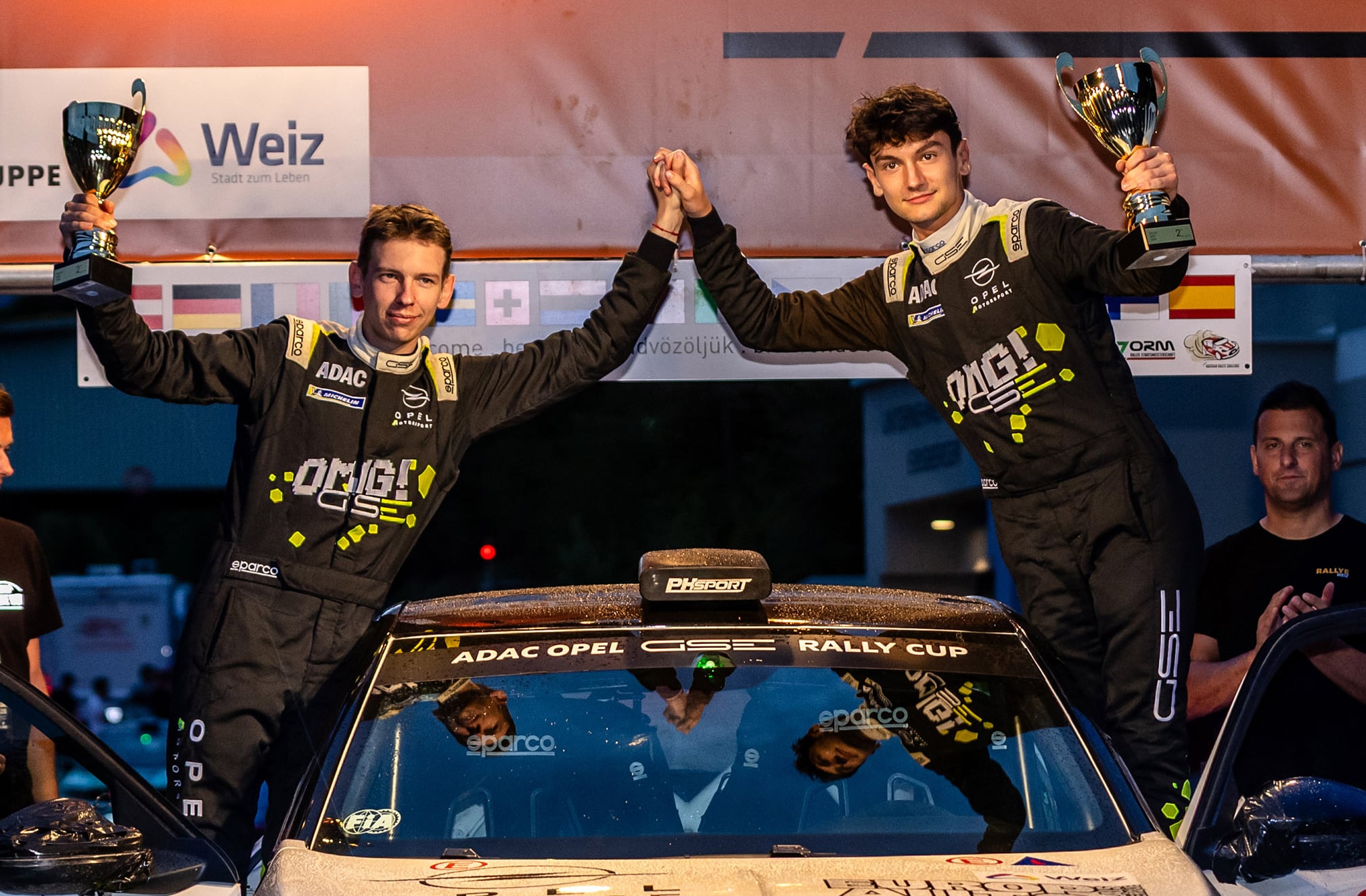 Lire la suite à propos de l’article Opel GSE Rally Cup : première historique à Weiz, Dufour prend la tête du championnat