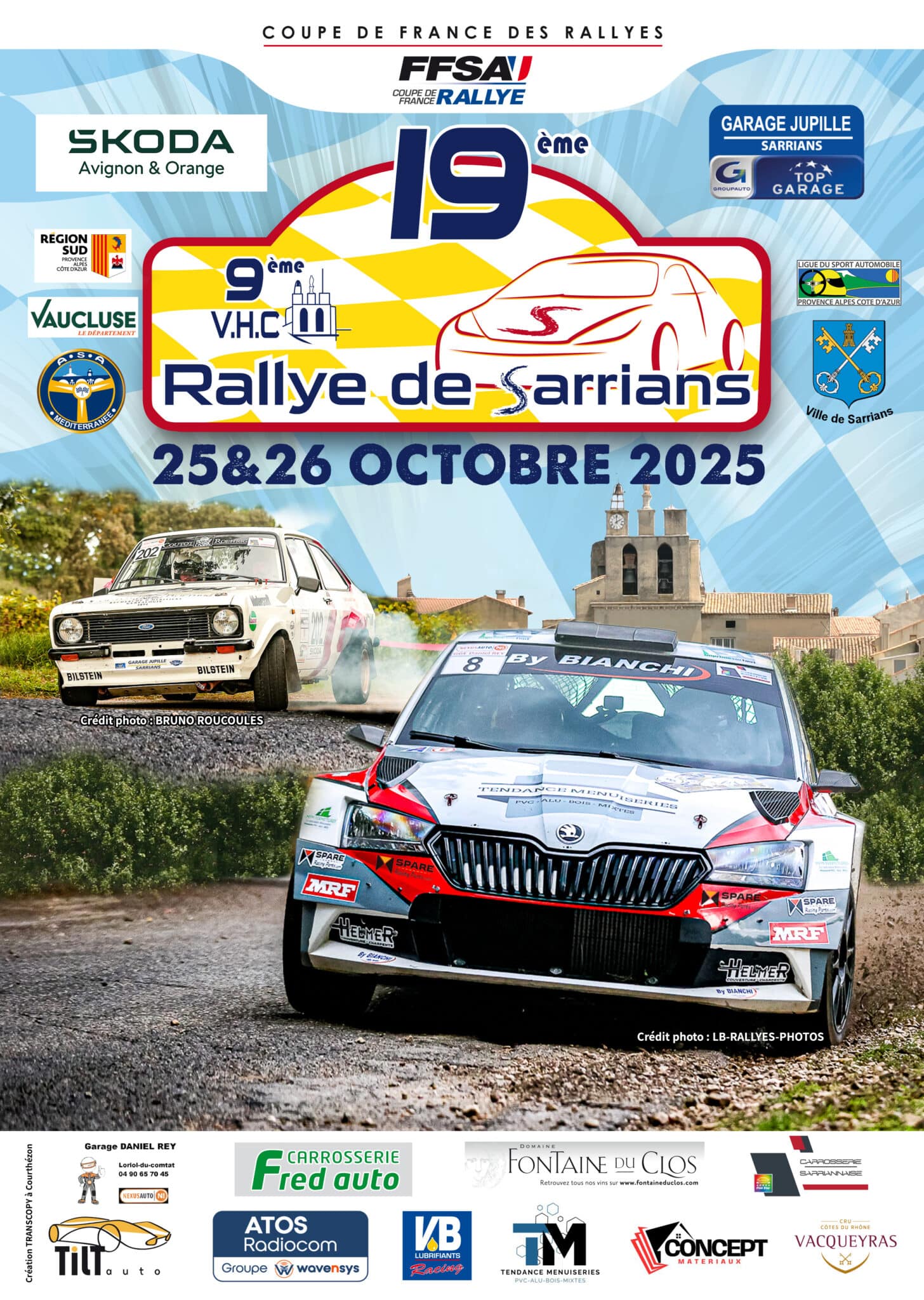 Lire la suite à propos de l’article Rallye de Sarrians 2026 : la liste des engagés Modernes et VHC