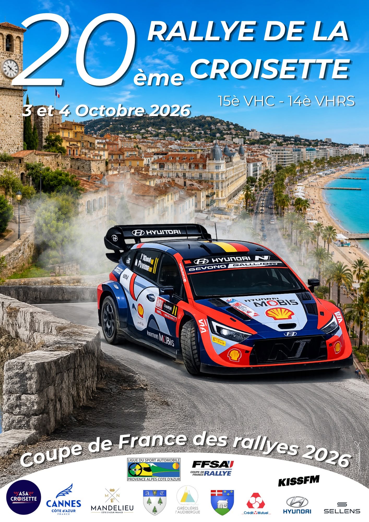 Lire la suite à propos de l’article Rallye de la Croisette 2026 : la liste des engagés