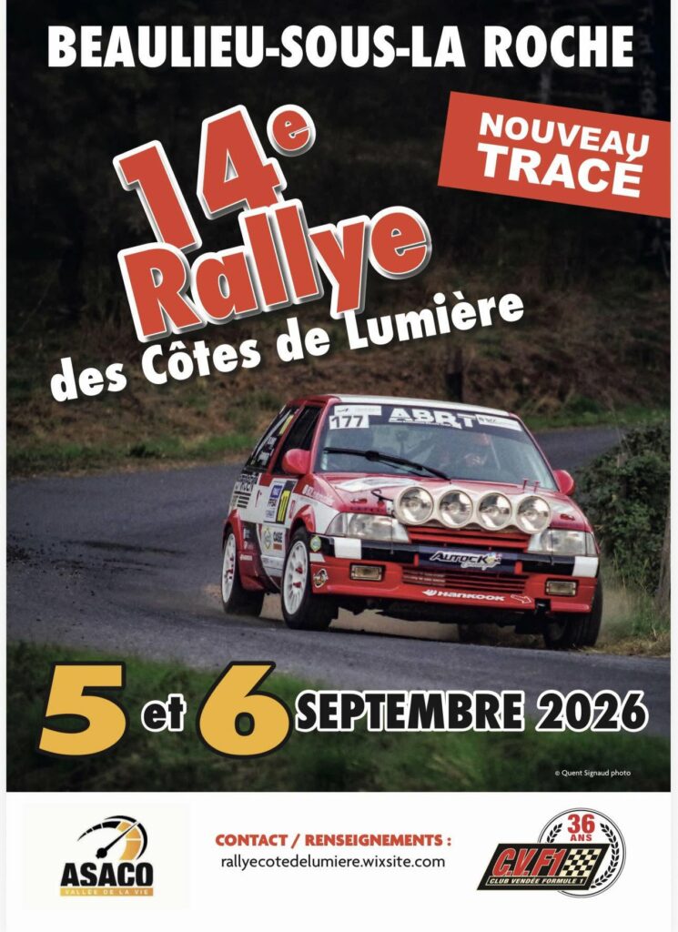 Rallye Côtes de Lumière 2026 : les engagés | Actualité rallye - Rallye ...