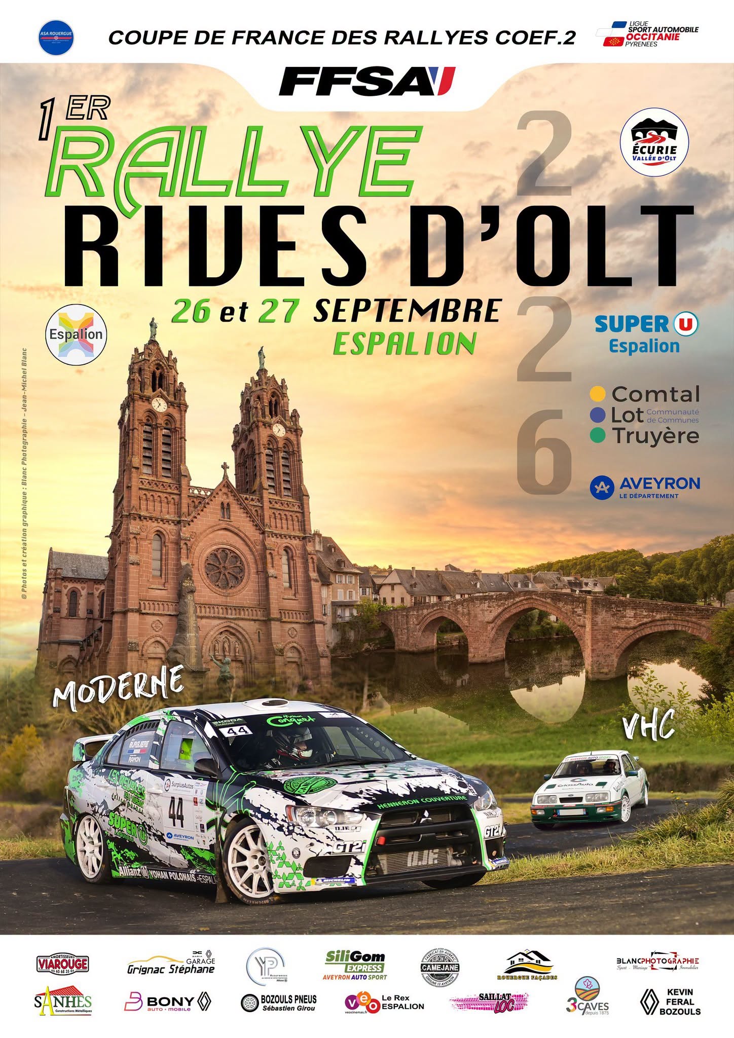 Lire la suite à propos de l’article Rallye des Rives d&rsquo;Olt 2026 : 123 engagés pour une première