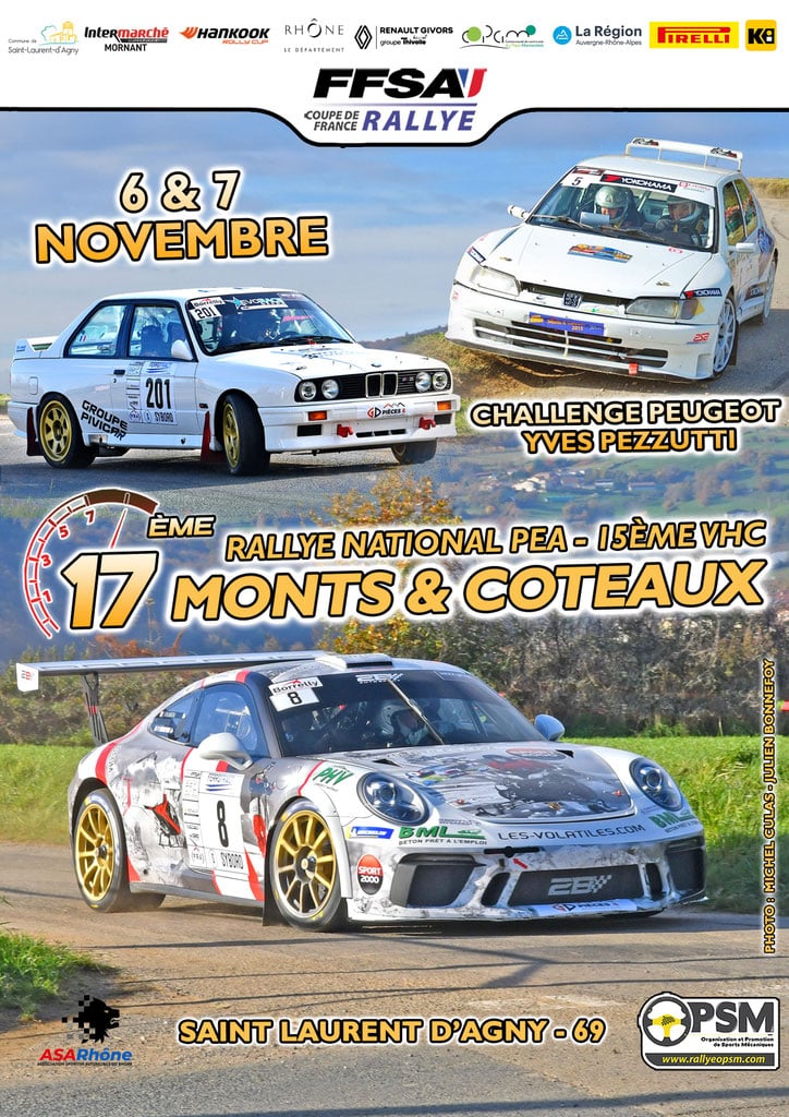 Lire la suite à propos de l’article Rallye Monts et Coteaux 2026 : parcours, programme et horaires