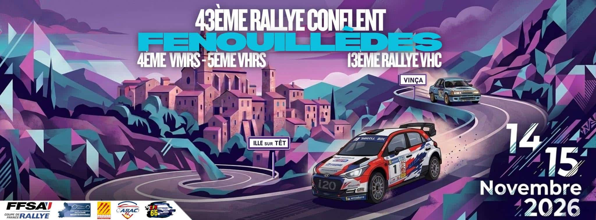 Lire la suite à propos de l’article Rallye Conflent Fenouillèdes 2026 : parcours, spéciales et horaires