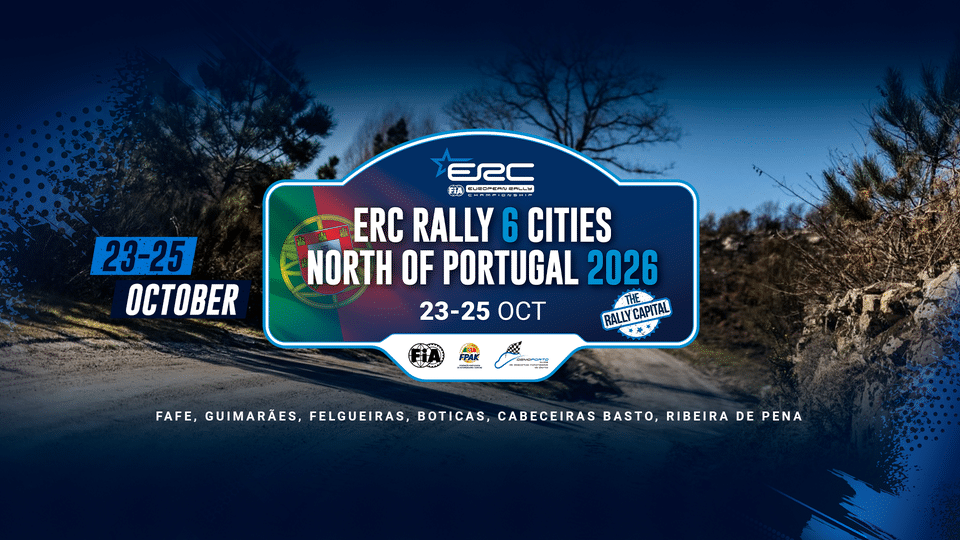 Lire la suite à propos de l’article Rally Six Cities North of Portugal 2026 : finale ERC, parcours et horaires