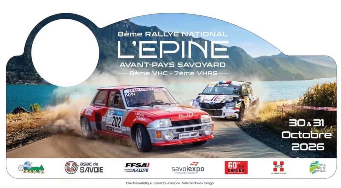 Lire la suite à propos de l’article Rallye de l’Épine – Avant Pays Savoyard 2026 : les engagés et le parcours