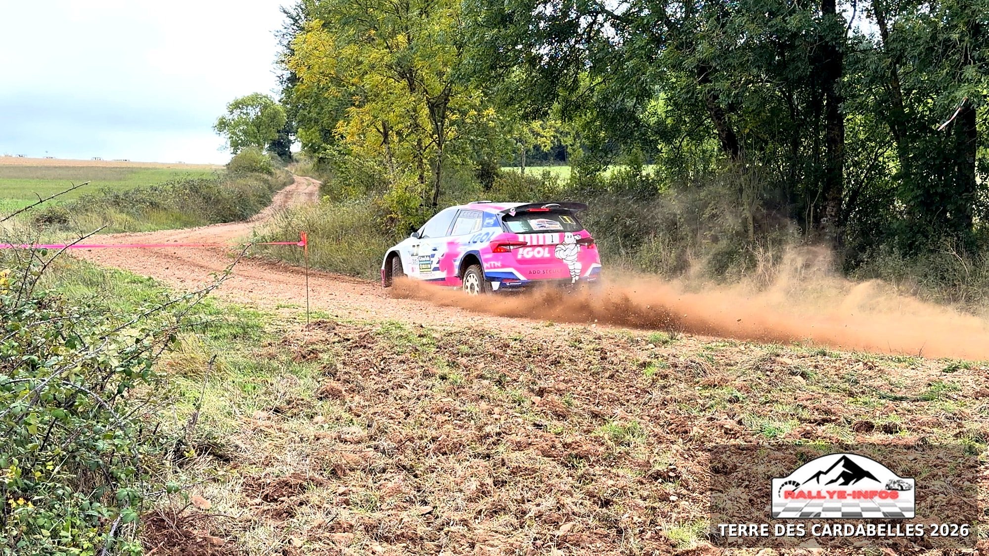Sarah Rumeau et Julie Amblard (Škoda Fabia RS Rally2), championnes de France des Rallyes Terre 2026. Photo : Rallye Infos